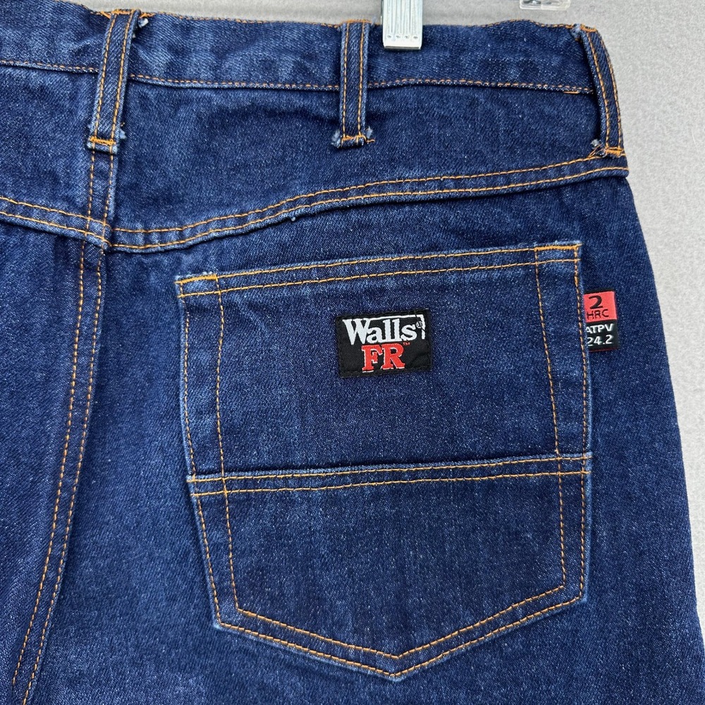 Walls FR Flame Resistant Work Wear ATPV 24.2 Denim Jeans Men's 36x30 (34x29)